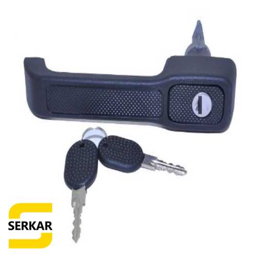 UNO KAPI AÇMA KOLU DIŞ ÖN SİYAH SOL YS.  Ürün Görseli